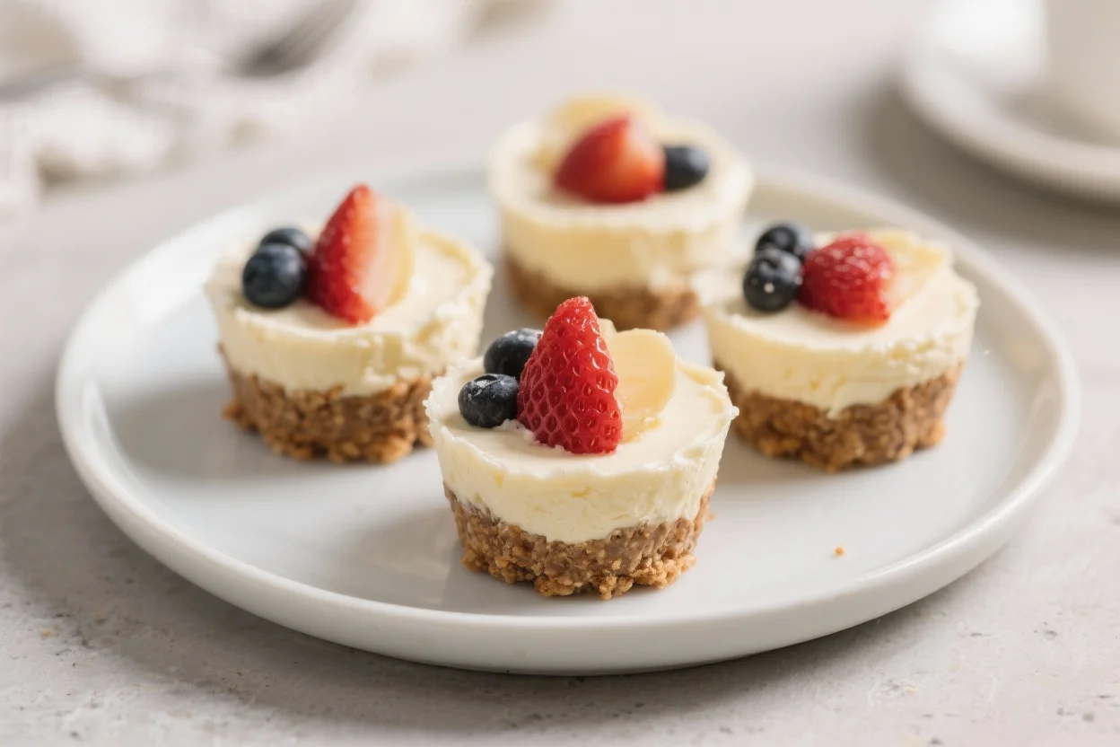 Easy 5 Minute Low Carb No-Bake Keto Cheesecake