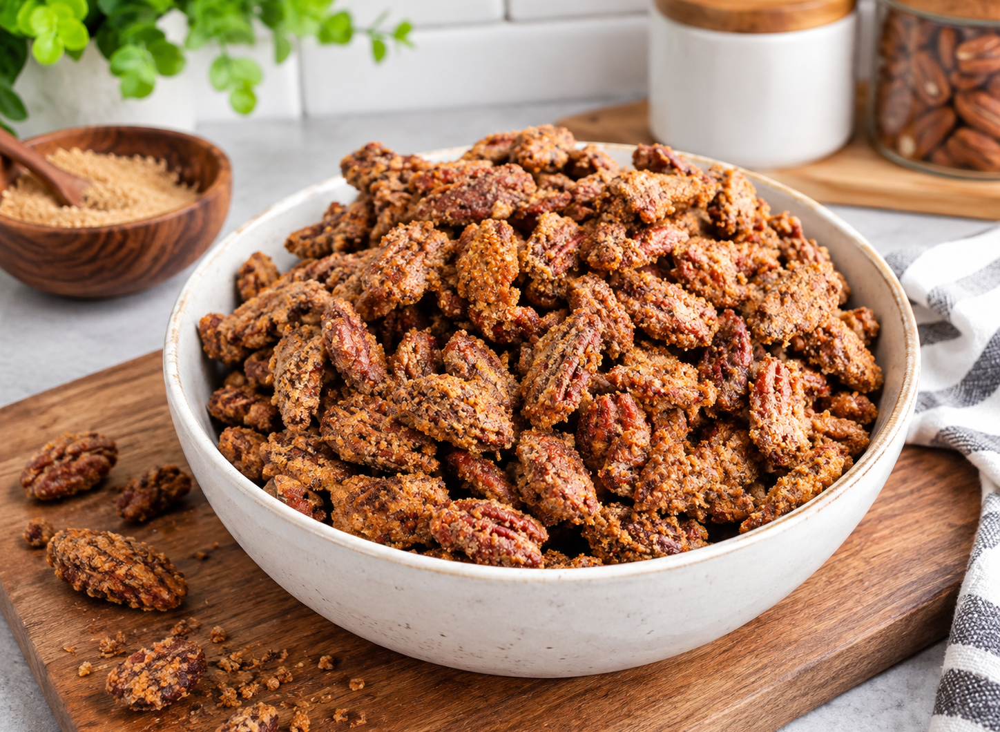 Easy Air Fryer Candied Pecans Recipe