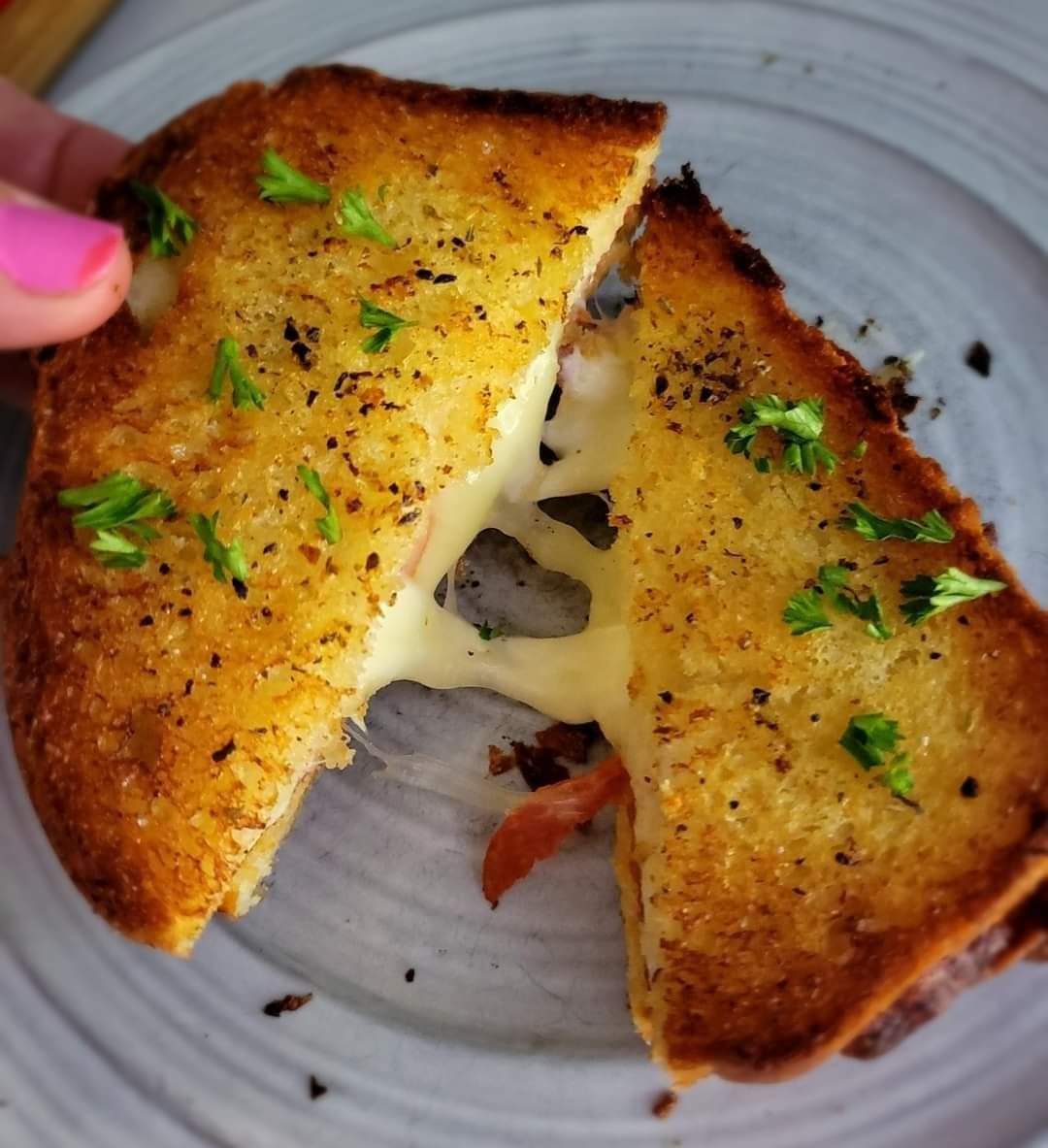 Air Fryer Pepperoni Grilled Cheese Health Official Tips