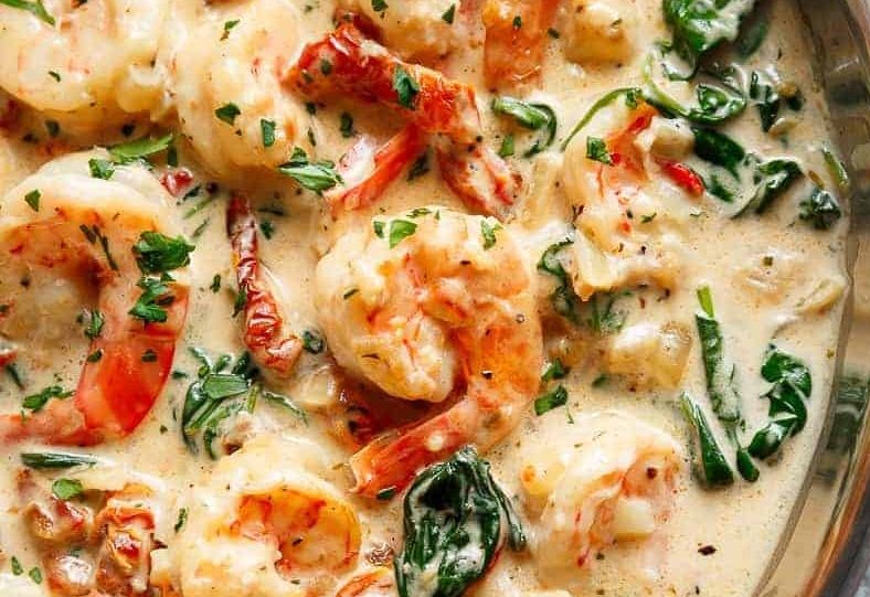 creamy Tuscan shrimp simple recipe - Health Official Tips