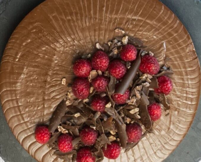 Simply Indulgent Chocolate Raspberry Tart