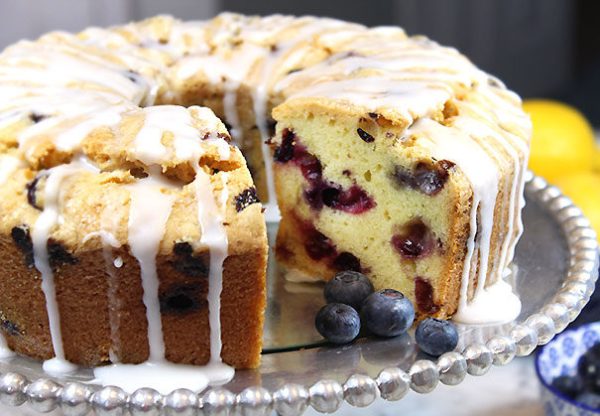 Blueberry Lemon Pound Cake