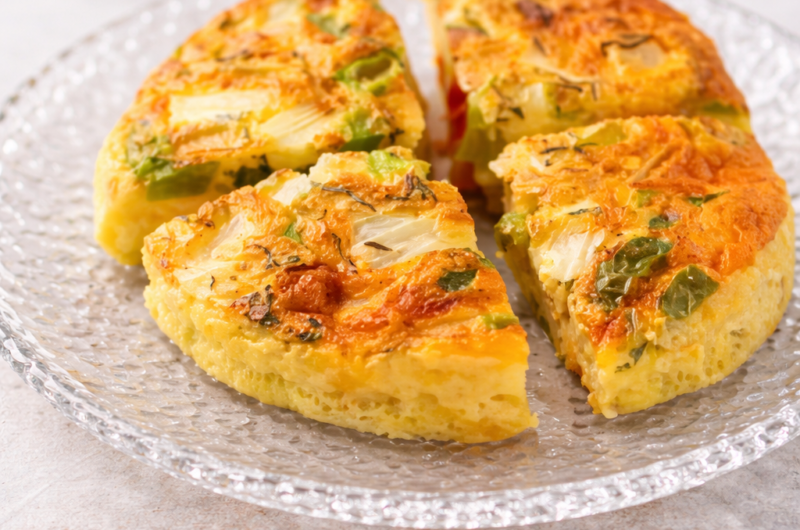 Air Fryer Crustless Quiche