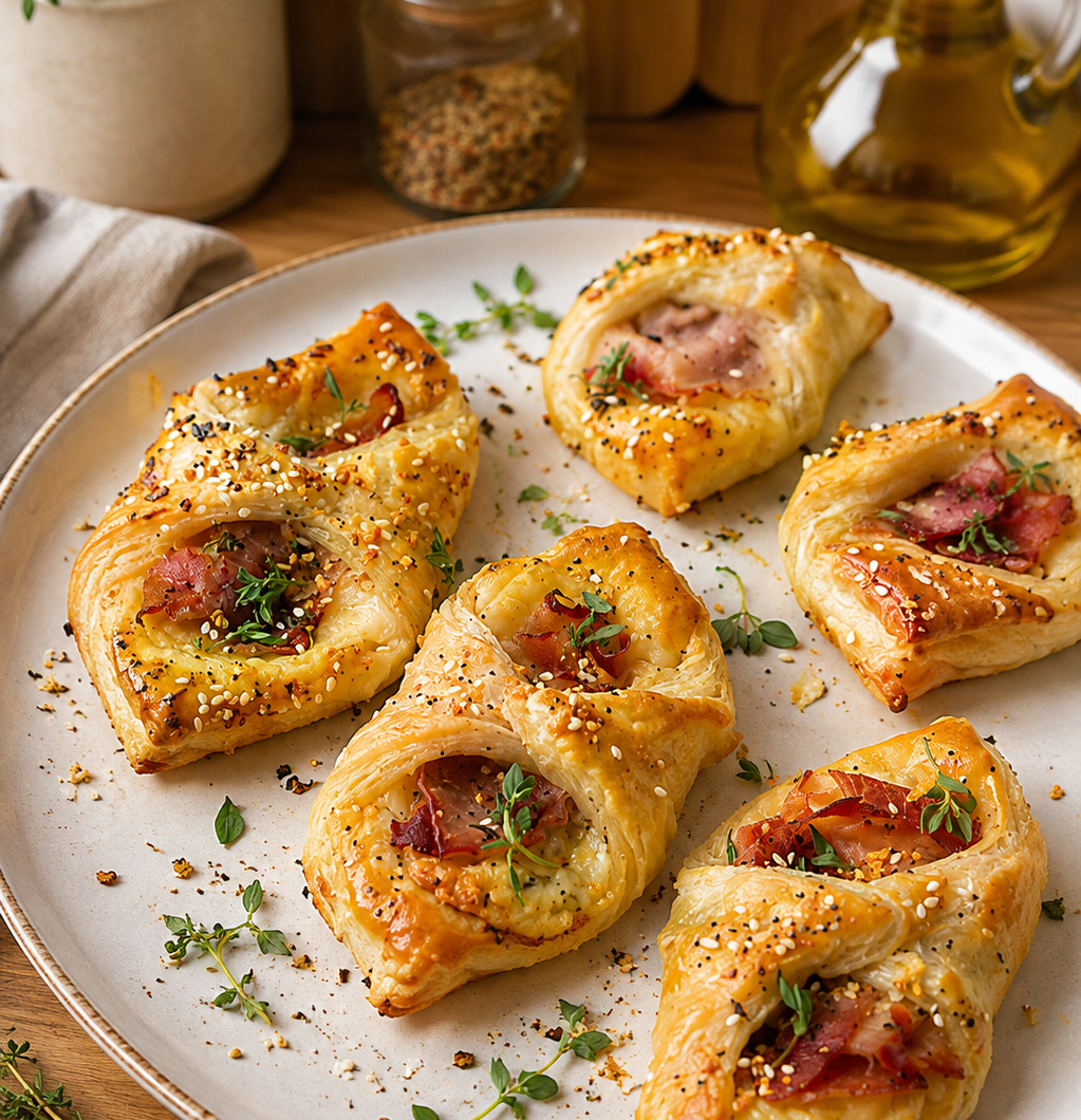 Ham and Cheese Puff Pastry