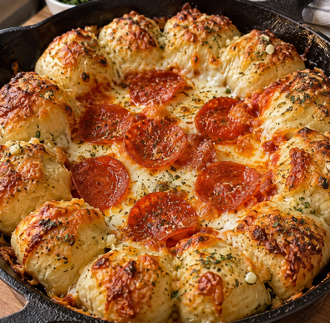 Keto Garlic Bread Pizza