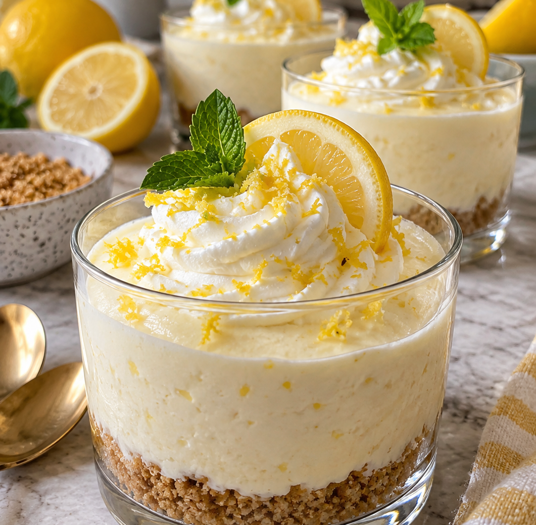 Keto Creamy Lemon Cheesecake Mousse