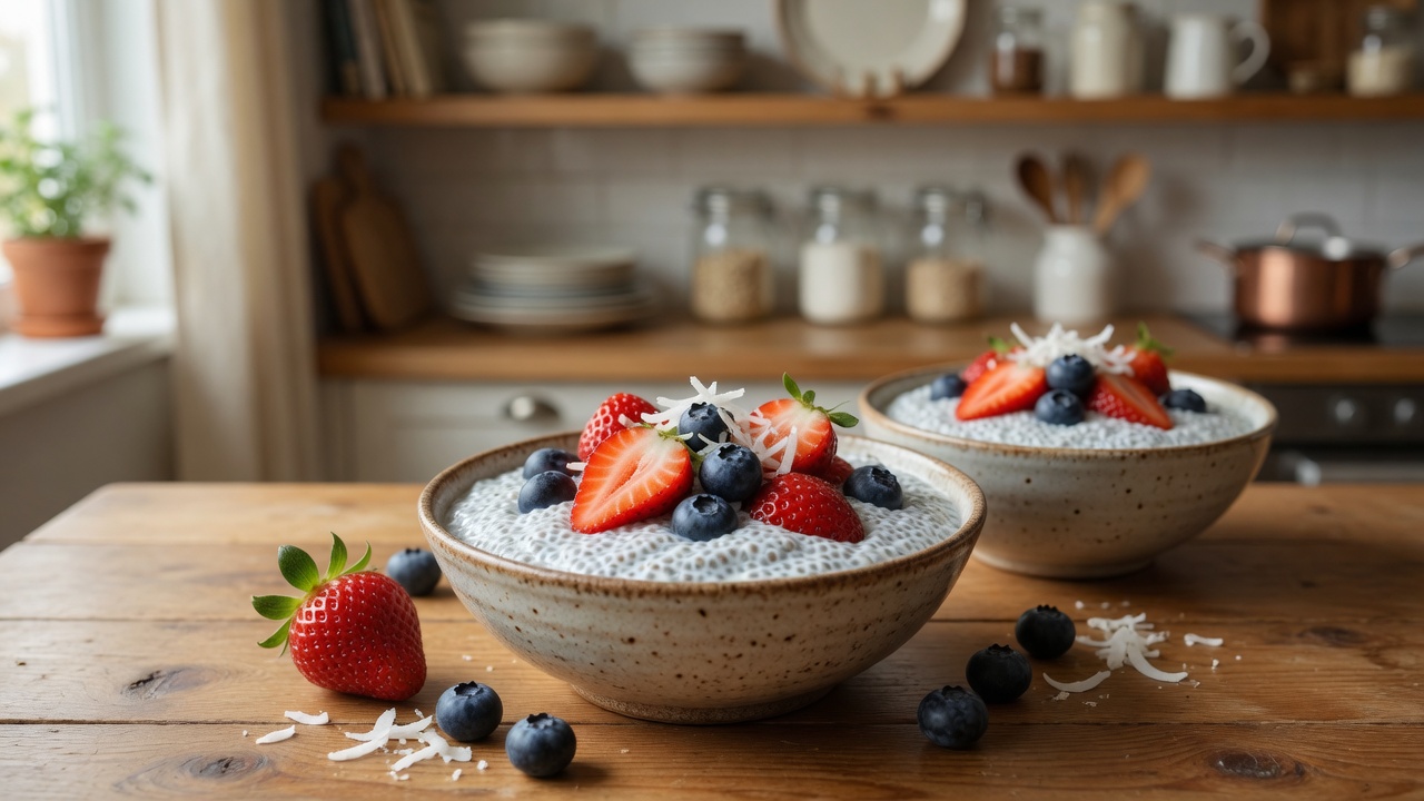 3 Ingredient Chia Pudding