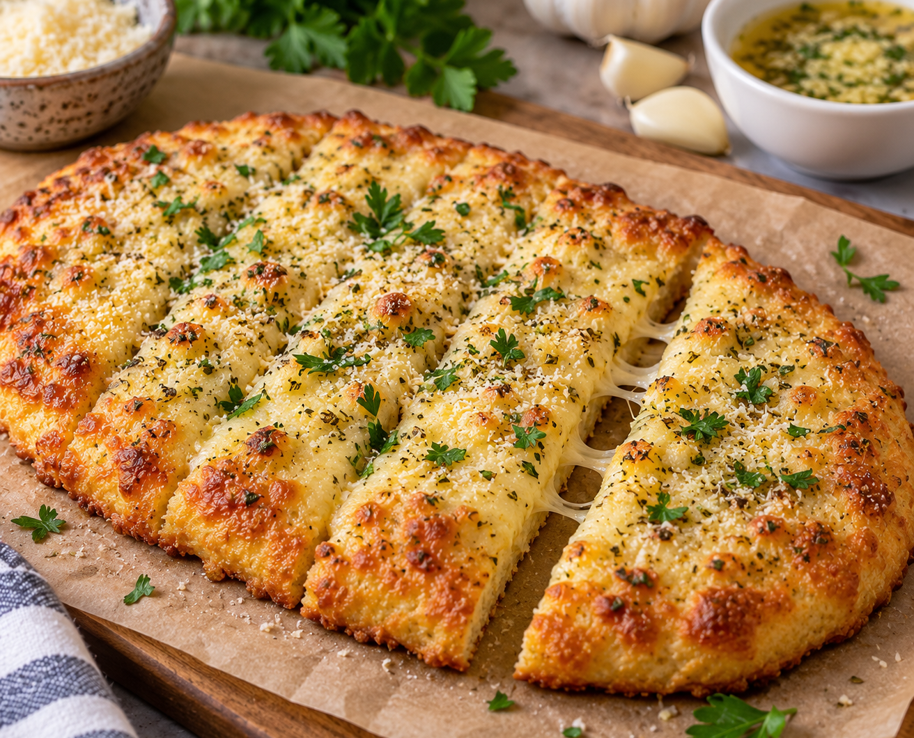 Best Keto Garlic Bread