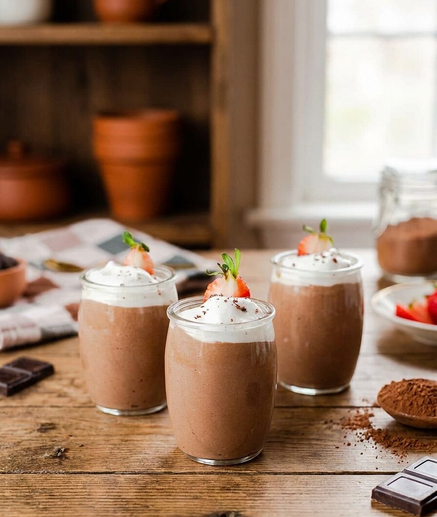 4 Ingredient Cottage Cheese Chocolate Pudding – 37G Protein!