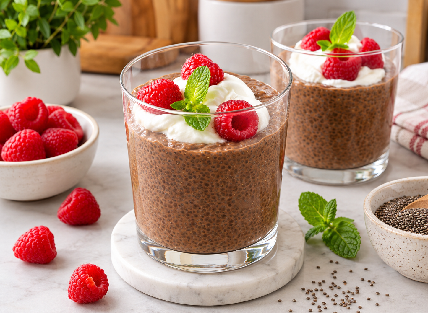 Creamy Chocolate Protein Chia Pudding Recipe – Healthy!
