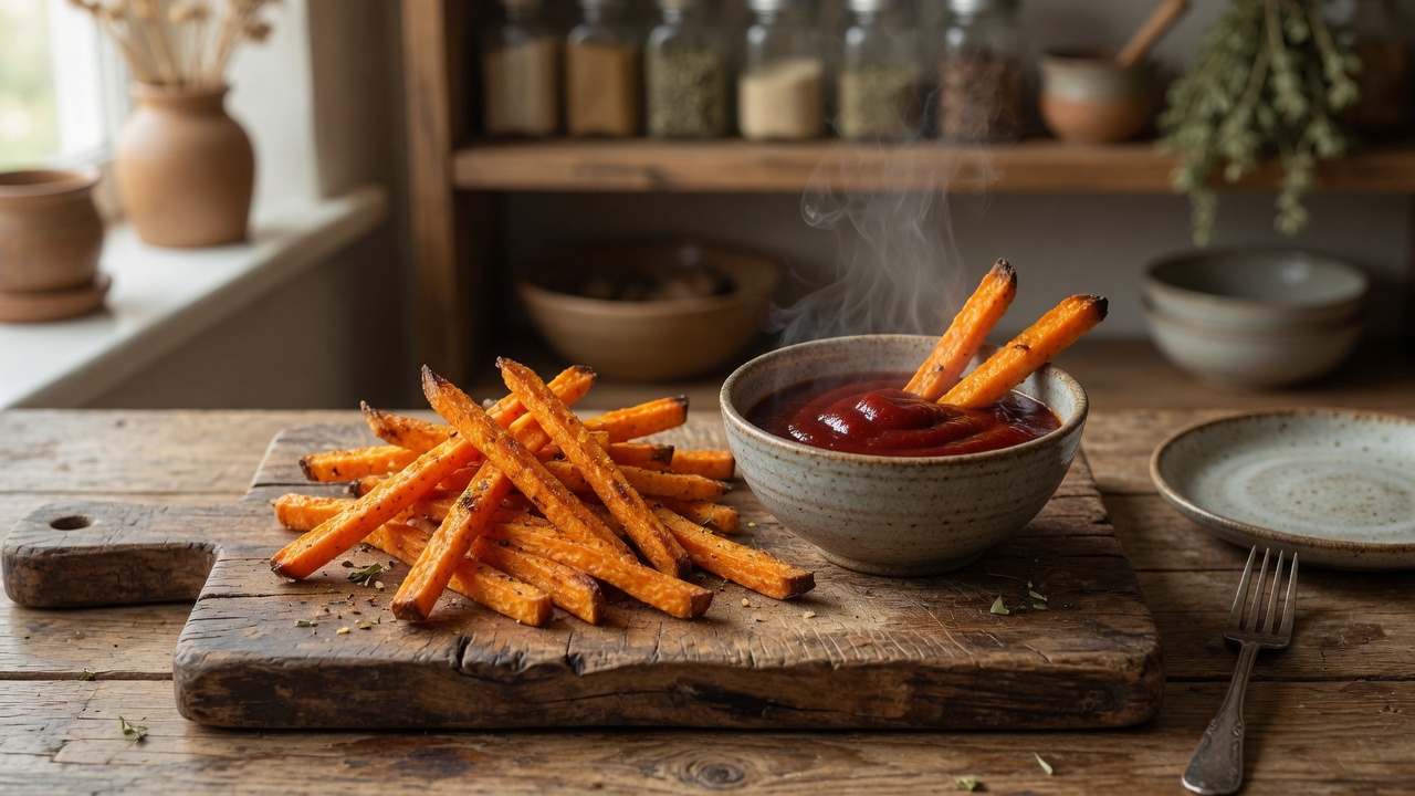 Crispy Baked Sweet Potato Fries