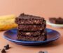 Healthy 3-Ingredient Banana Brownies