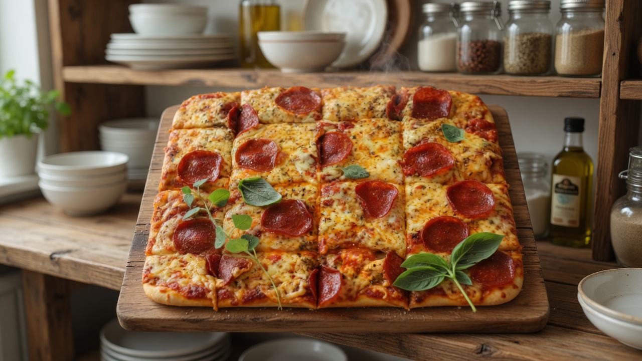 Sheet Pan Pizza High-Protein