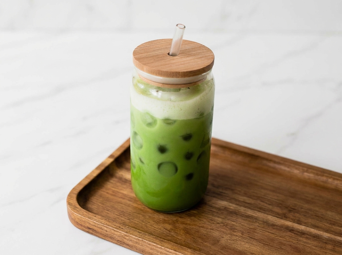 High Protein Iced Matcha Latte Recipe