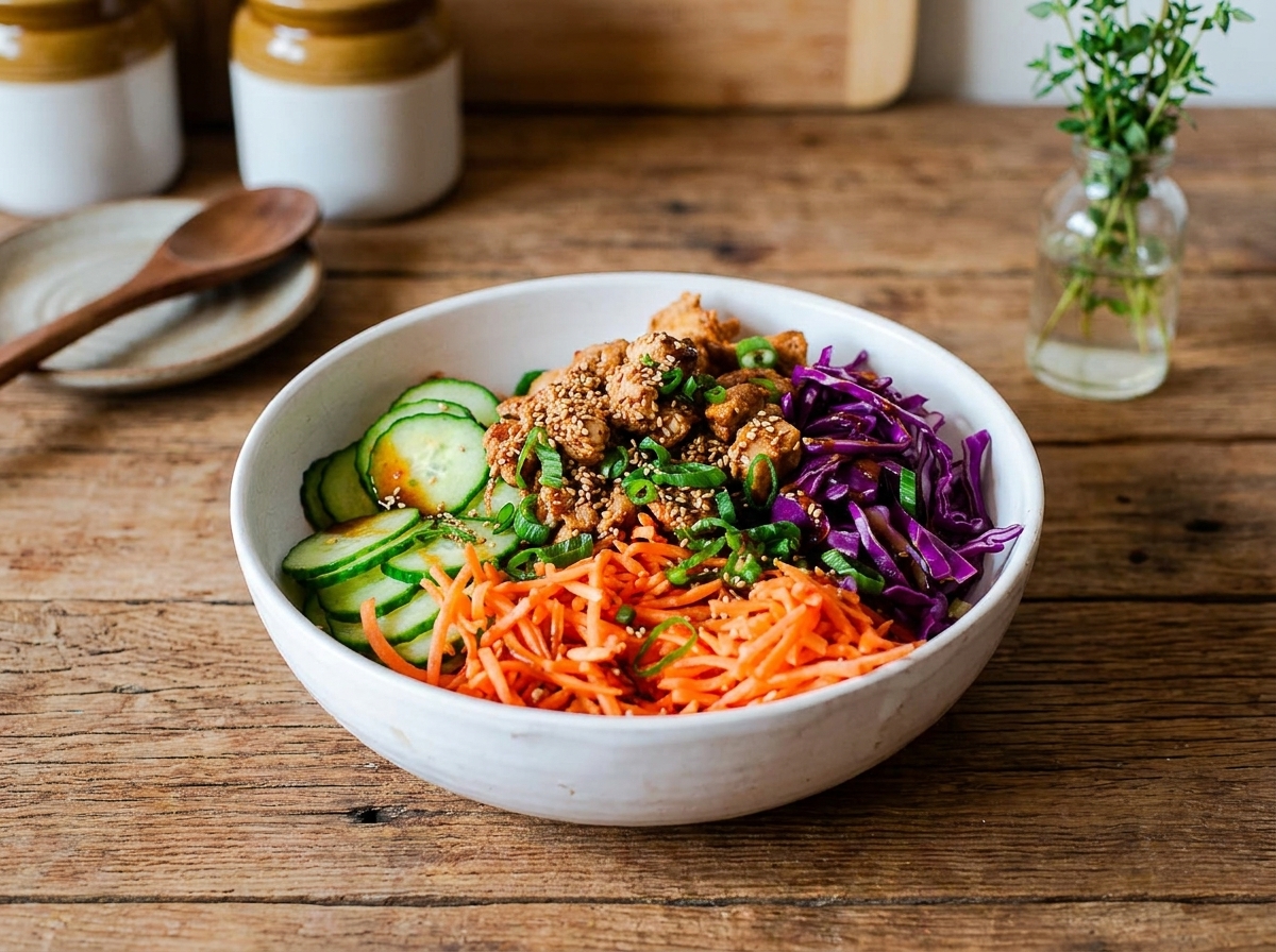 High-Protein Korean BBQ Chicken Bowls