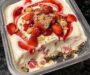 No-Bake Healthy Strawberry Cheesecake Box Dessert