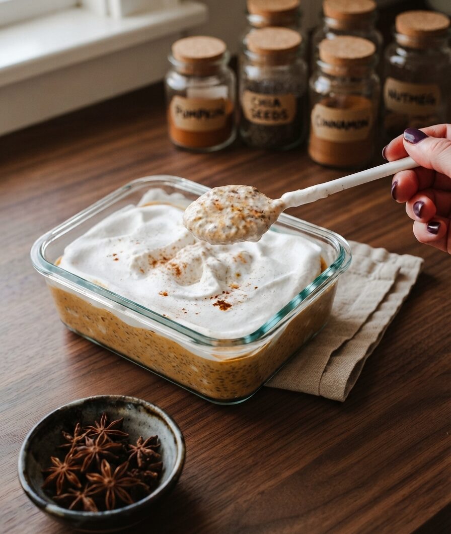 Pumpkin Pie Chia Seed Pudding – High Protein!