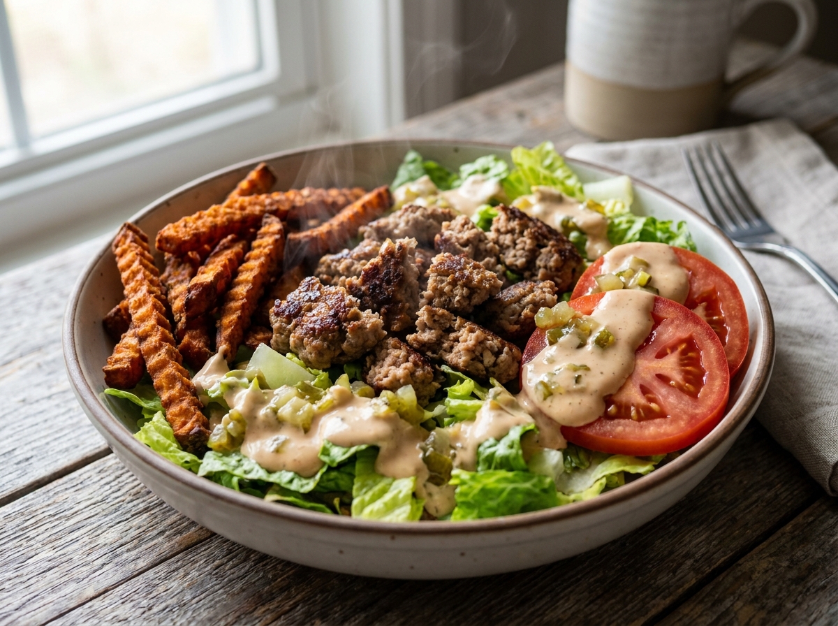 The High-Protein Burger Bowl Everyone Is Making