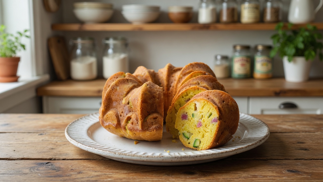 ZUCCHINI SAVORY RING CAKE