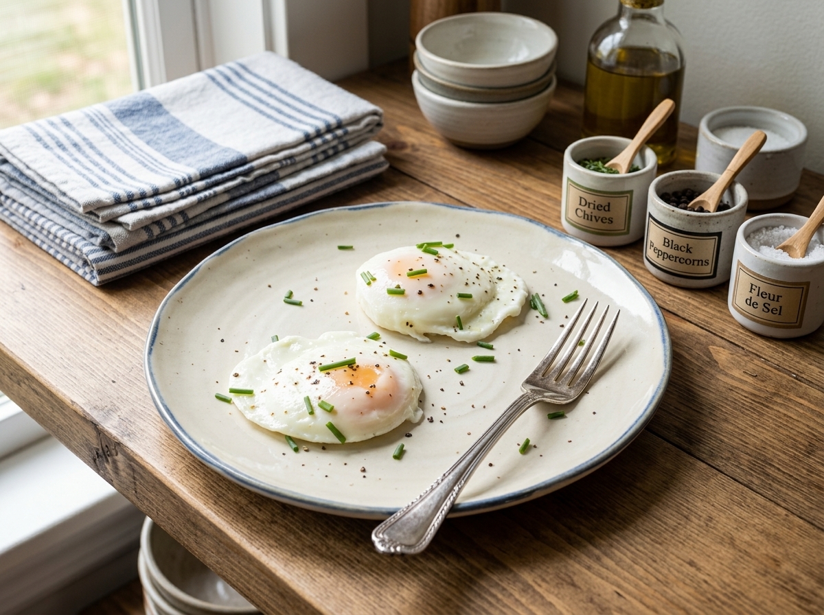 Air Fryer Poached Eggs
